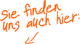 Sie finden uns auch hier